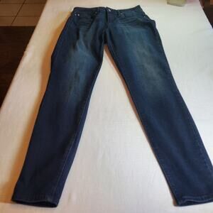 Denizen Levi's Womens Size 2M 26x30 Blue Denim High Rise Skinny Jeans Stretch